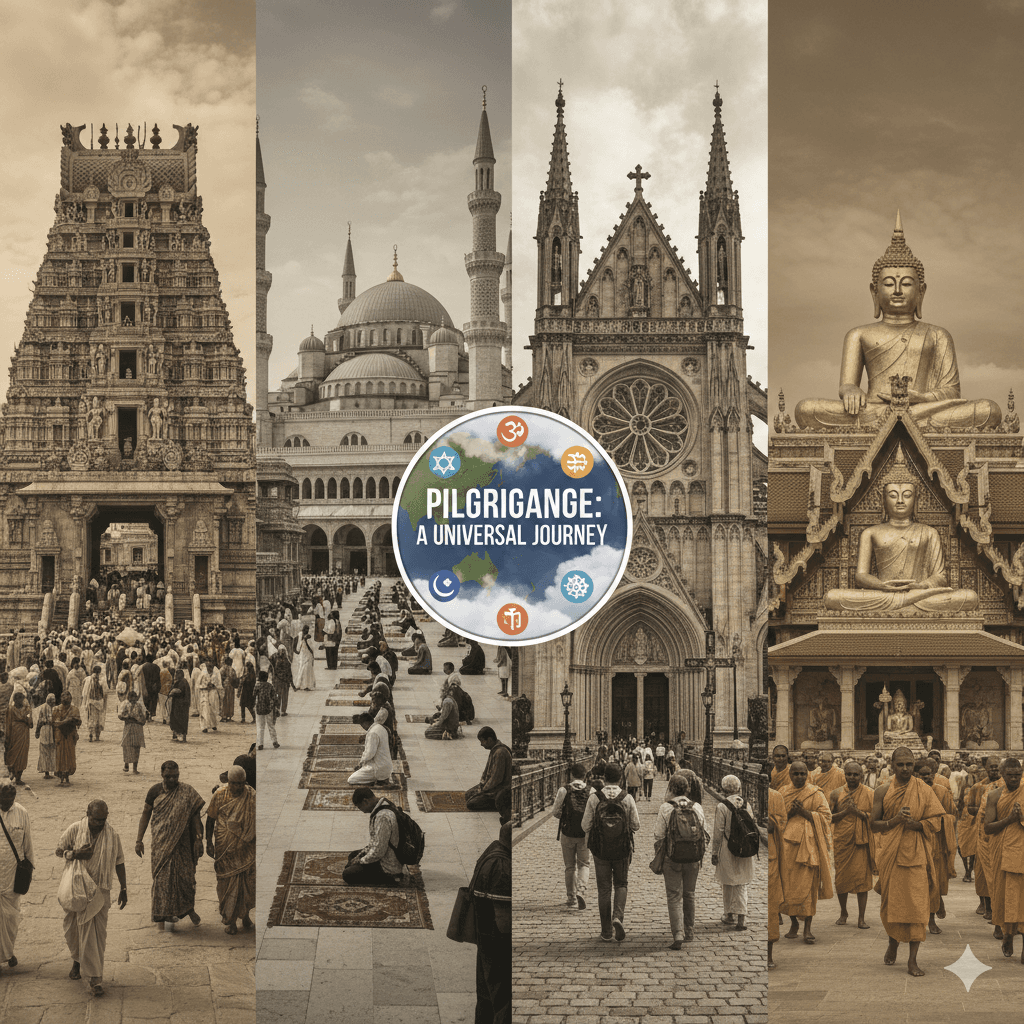 Temple and pilgrimage trips (all religions)